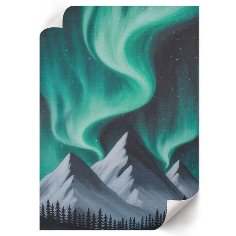 Plakat Dekoracyjny ArtPrintCave 21x29,7 cm Magiczna noc Ewa Szymańska 1 szt.