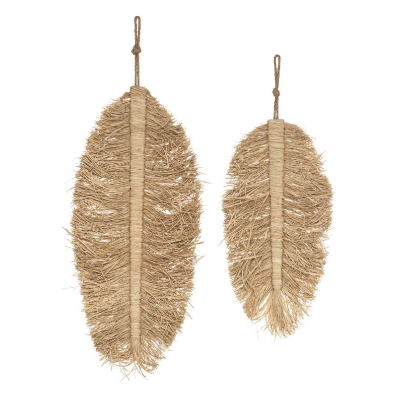 Komplet ozdób ściennych Oasis Leaf Atmosphera beż 70 cm 1 kpl.