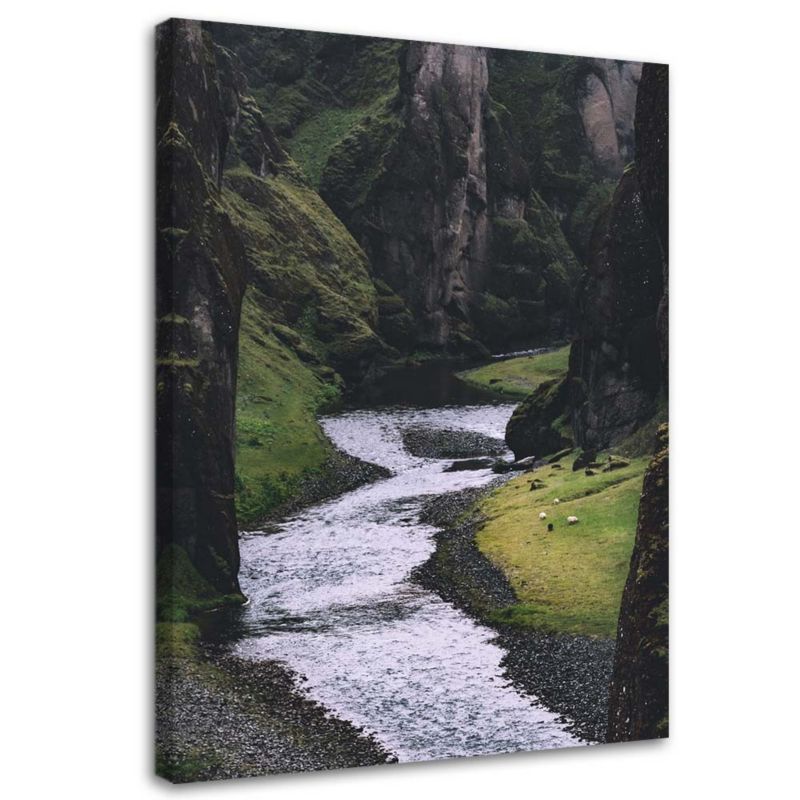 Obraz na płótnie Feeby Potok w górach pejzaż naturalny 20x30cm 1szt