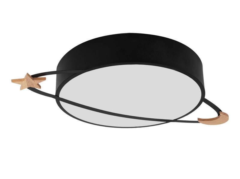 Lampa Sufitowa Toolight App864-C Moon Czarny