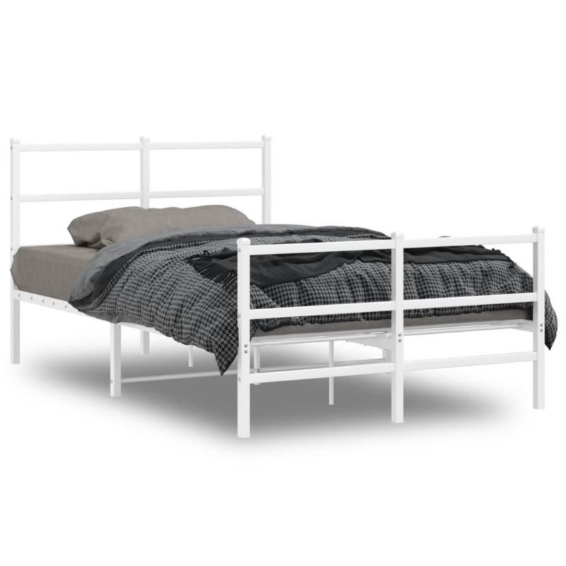 Łóżko metalowe WaszeMeble 120x200 cm biała WM-355430 1 szt.