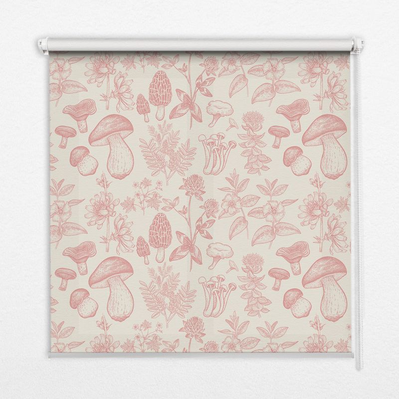 Roleta Do Okien Tulup 100x140 cm Rysowane Grzyby Montaż do ściany/sufitu 1 szt.