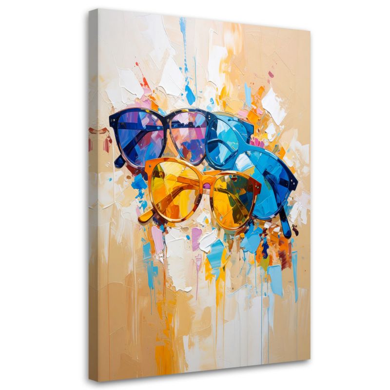 Obraz młodzieżowy na ścianę Feeby Okulary przeciwsłoneczne 80x120cm 1szt