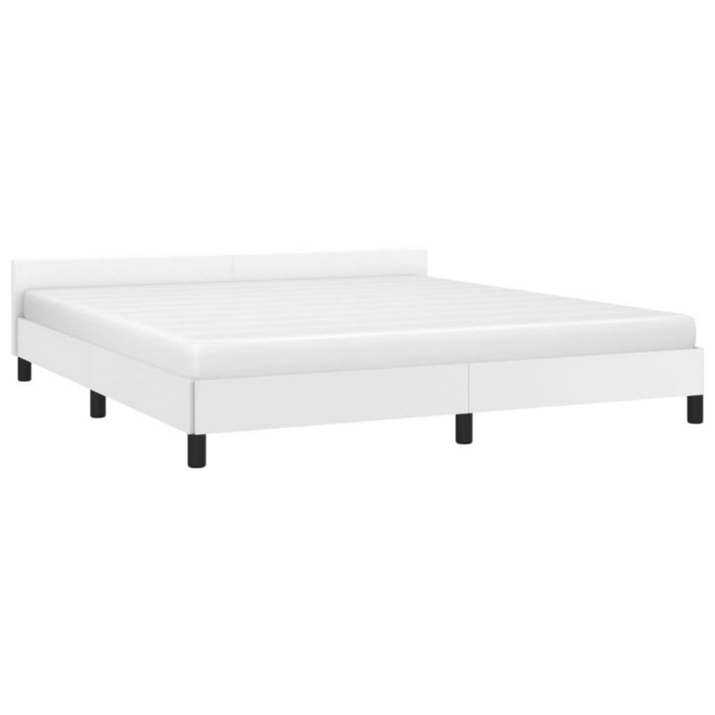 Łóżko tapicerowane WaszeMeble 160x200 cm biała WM-347508 1 szt.