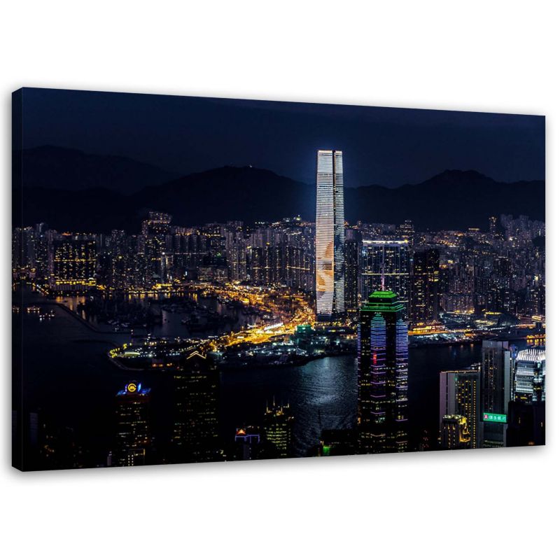 Obraz Feeby Wieżowce budynki architektura 90x60cm 1szt