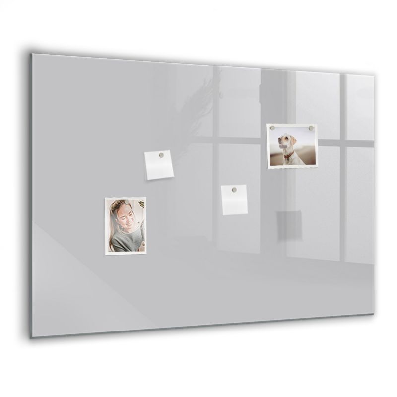 Foto tablica magnetyczna Wallfluent 100x70 cm Kolor jasny szary 1 szt.