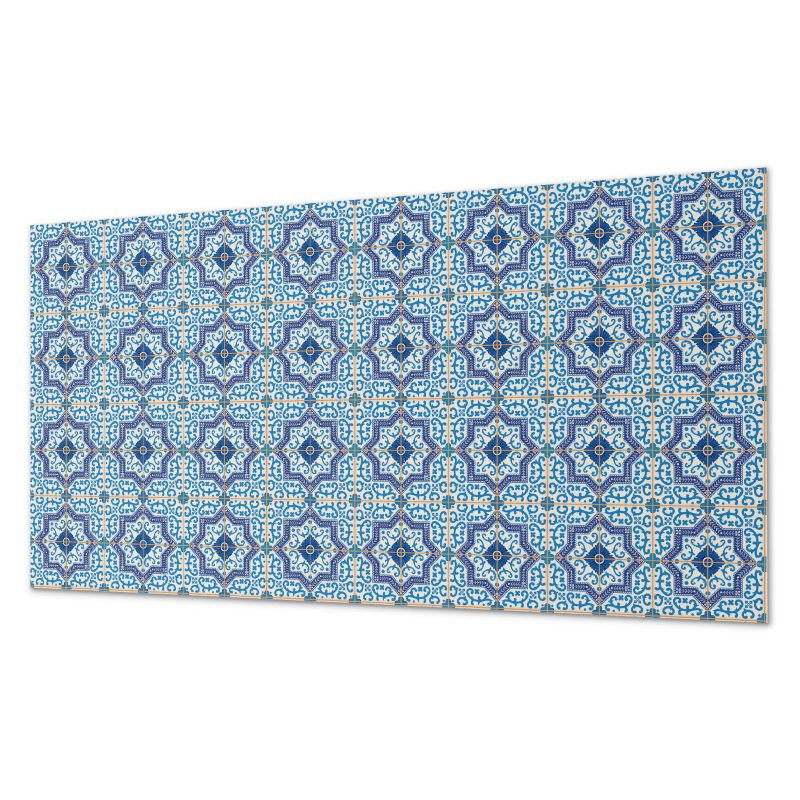 Ścienny Panel PCV Samoprzylepny ArtPrintCave 100x50 cm Wzór kafli z ornamentami 1 szt.