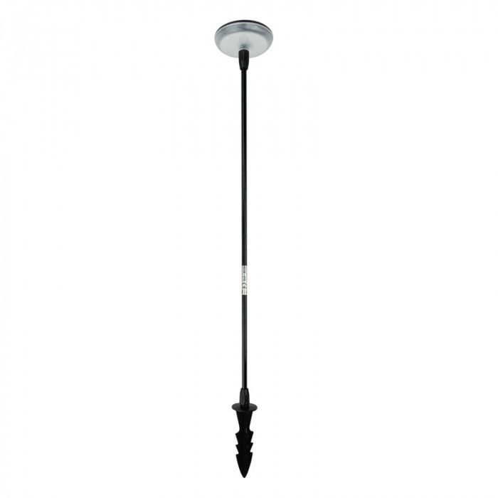 Lampa gruntowa wbijana Ecolight czarno-biała LED 4000K 25lm IP65 wym: 78 x 9,7 x 9,7 cm tworzywo sztuczne - 1 szt.
