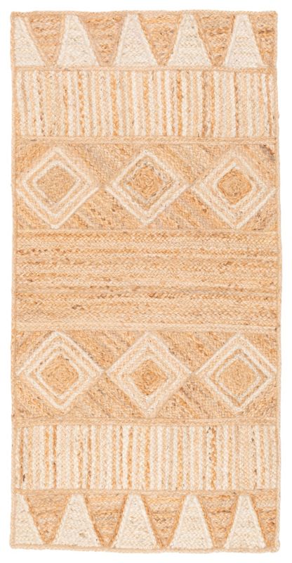 Dywan Multidecor z Juty Outdoor na zewnątrz i do wewnątrz 70 x 140 cm aztecki beżowy 1 szt