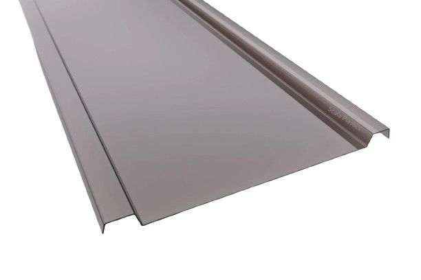 Płyta poliwęglanowa lity 3mm Ez-Glaze 688x4500mm grafit 1 szt.