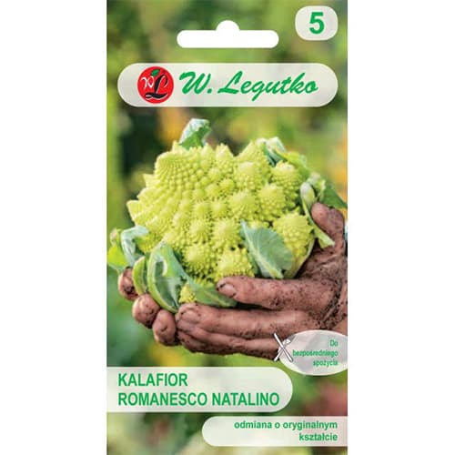1 pac, Conopidă Romanesco - Semințe: Mod de ambalare: 1 g