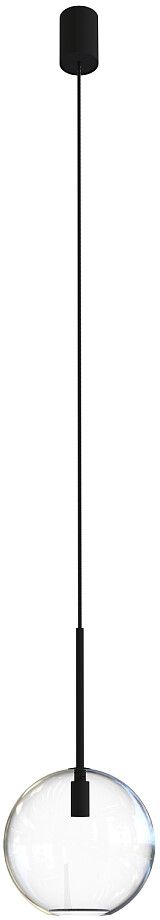 Nowodvorski Lighting Sphere lampa wisząca 1x10 W czarna-przezroczysta 7847 - Wysyłka w 24h