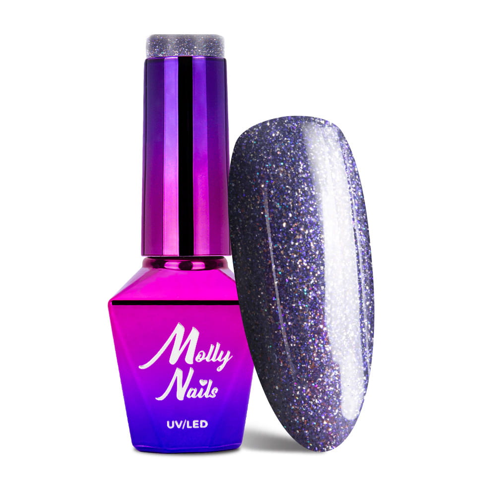 Lakier hybrydowy LED/UV Gel Polish Molly Nails Wedding Dream & Champagne Nr 387 Spumante 8g