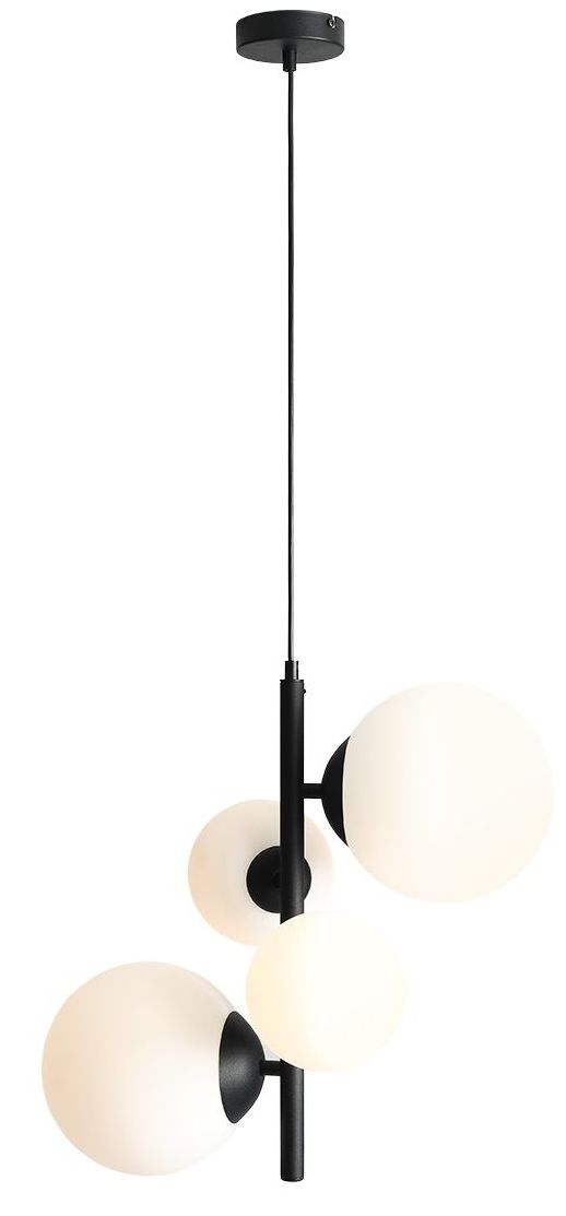 Darmowa Dostawa - Lampa wisząca 4x60 W czarny Aldex Bloom 1091L1