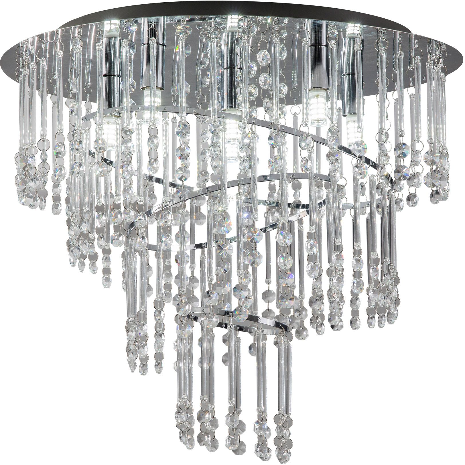 Darmowa Dostawa - Lampa podsufitowa 6x25 W chrom Zuma Line Terre 19154L