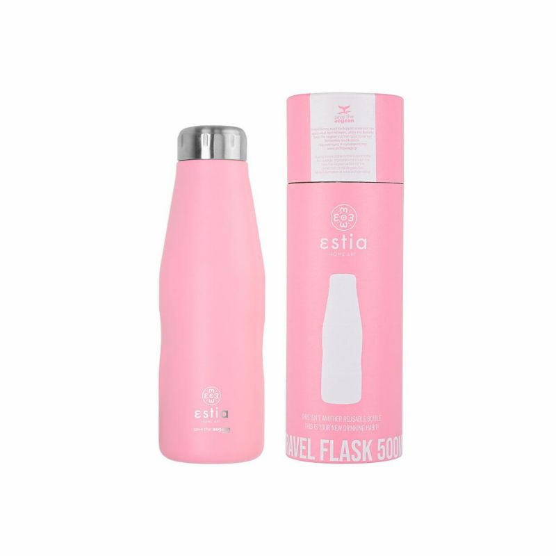 Butelka termiczna Estia 500 ml Blossom Rose różowa 1 szt.