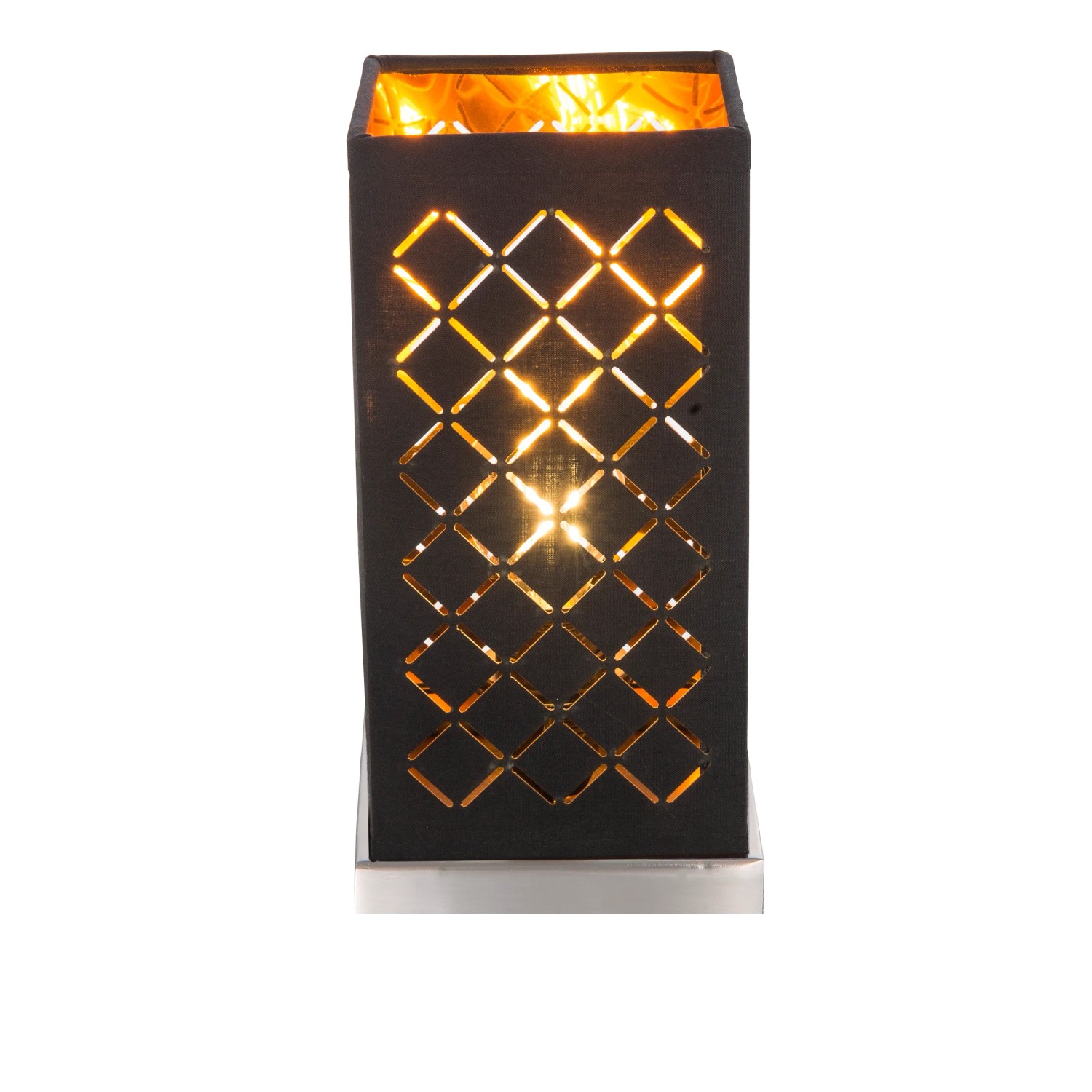 Globo Lampka stołowa CLARKE 1xE14 40W czarno-złota