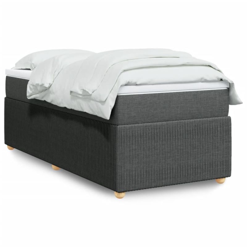 Łóżko kontynentalne WaszeMeble 90x190 cm ciemnoszara WM-3285533 1 szt.