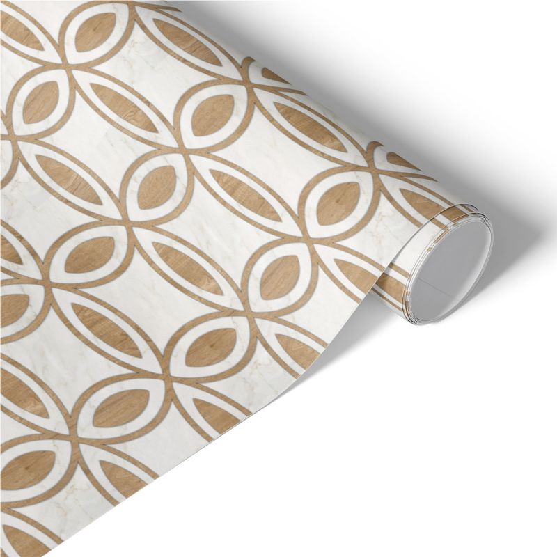 Samoprzylepna Okleina na Meble Tulup 75x150 cm Geometryczne wzory Do Sypialni I Garderoby 1 rol.