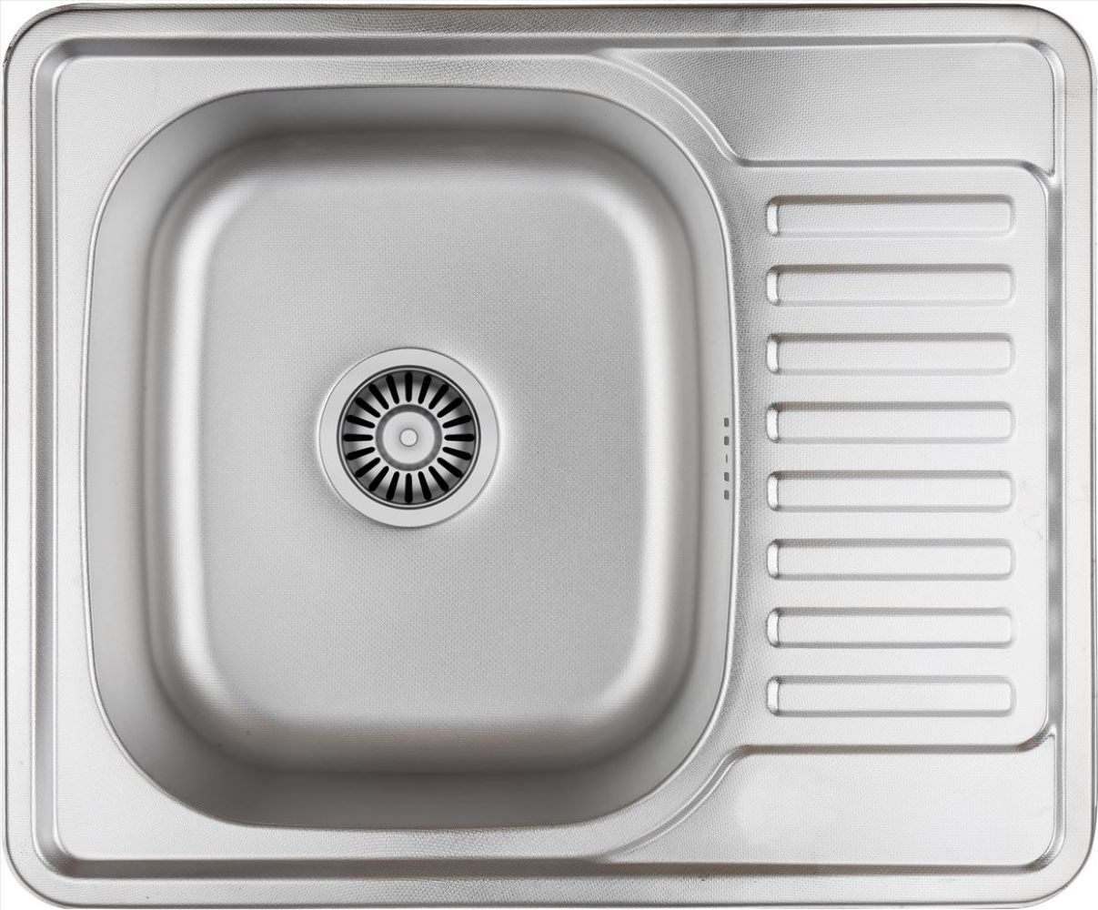 Quadron Kevin 116 SteelQ zlewozmywak stalowy 58x48 cm wpuszczany satyna HD116SAT5848