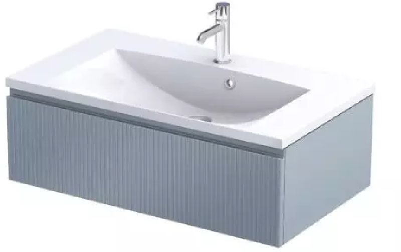 Oristo Brylant szafka 80 cm podumywalkowa wisząca niebieski mat OR36-SD1S-80-16R