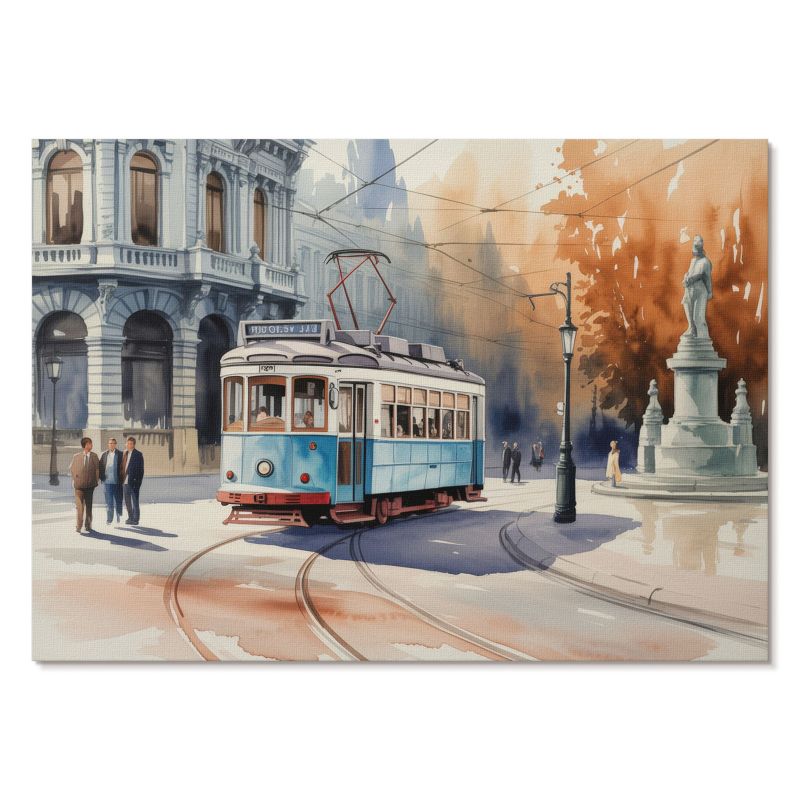 Plakat na Ścianę Tulup 84x59,4 cm (A1) Miejski tramwaj Do salonu, biura, przedpokoju 1 szt.