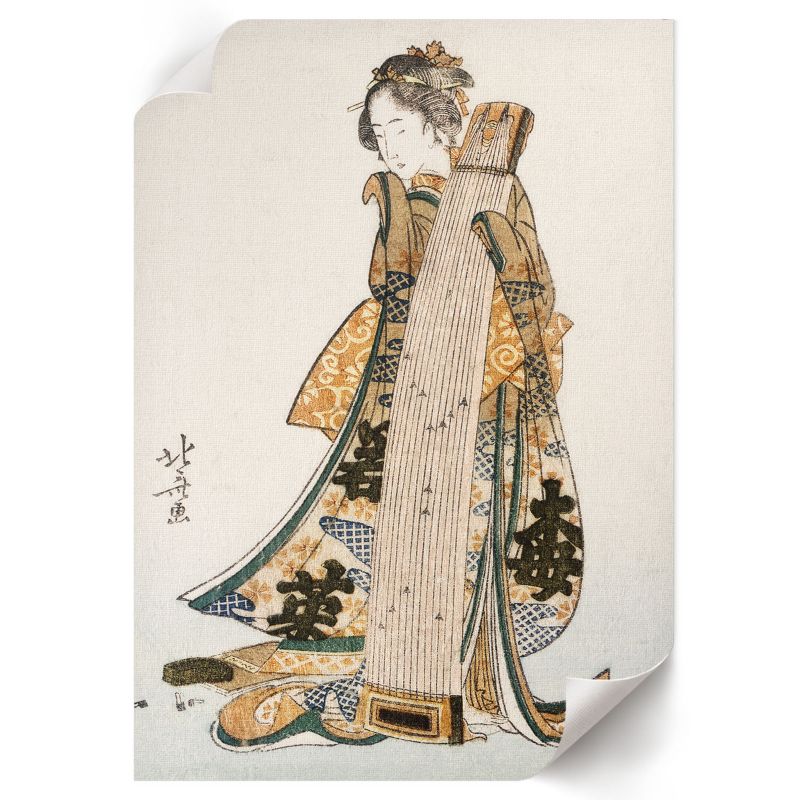 Wydruk Na Płótnie ArtPrintCave 59,5x84 cm Japonka Hokusai 1 szt.