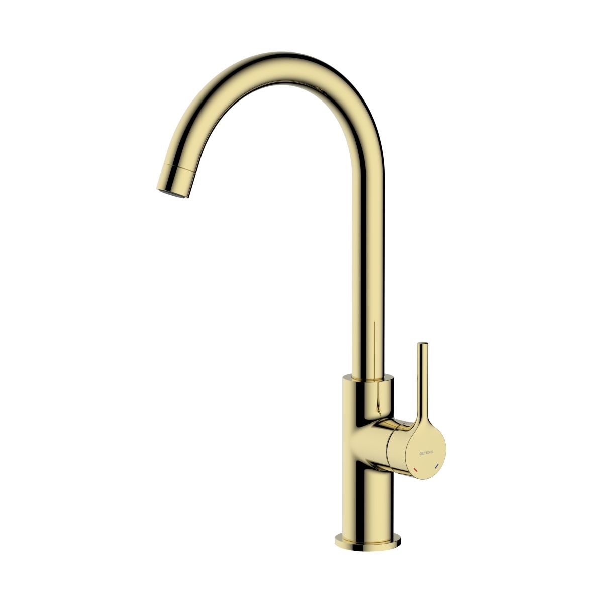 Oltens Skafta bateria kuchenna stojąca złoty połysk 35206800 - Wysyłka w 24h