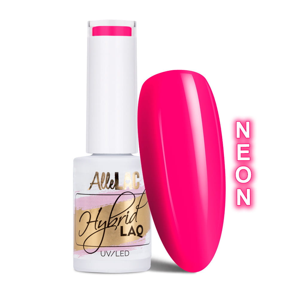 Lakier hybrydowy LED/UV Gel Polish AlleLac Over the Rainbow Nr 78 Neon 5 g