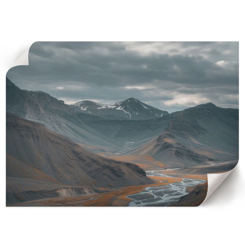 Plakat Na Płótnie ArtPrintCave 84x59,5 cm Górski pejzaż E. 1 szt.