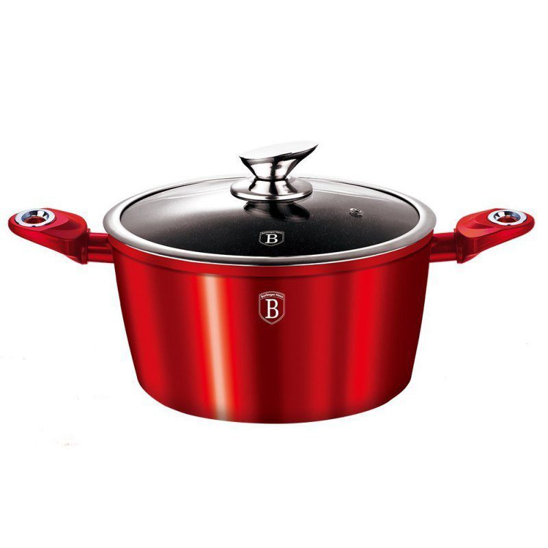 GARNEK BERLINGER HAUS GRANITOWY 24cm RED METALLIC LINE BH-1257 1 szt.