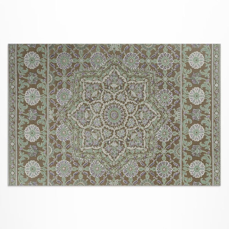 Dywan Winylowy Zewnętrzny Wallfluent 80x120 cm Hipisowski wzór Sir Matthew Digby Wyatt 1 szt.