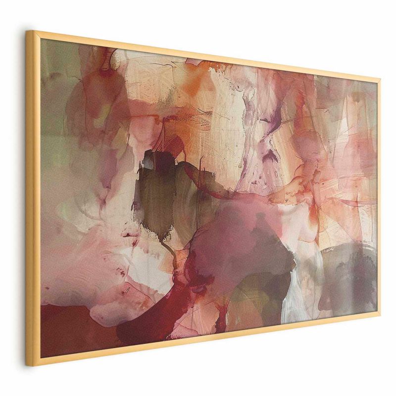 Plakat Artgeist Wiosenna kompozycja 30x21 cm z ramą złotą bez marginesu 1 szt
