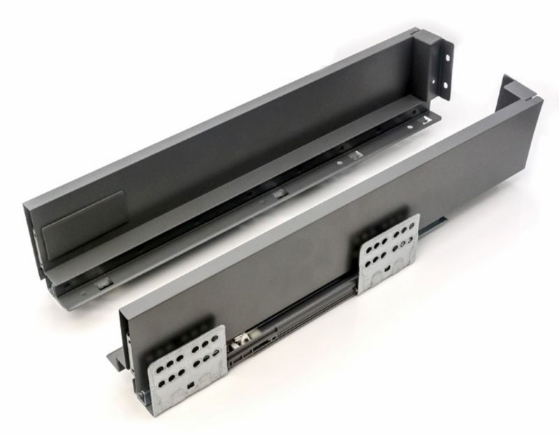 BOKI SZUFLAD HomeDeko TANDEMBOX HomeDeko prowadnice z bokami z cichym domykiem 450mm/84mm 2 szt.