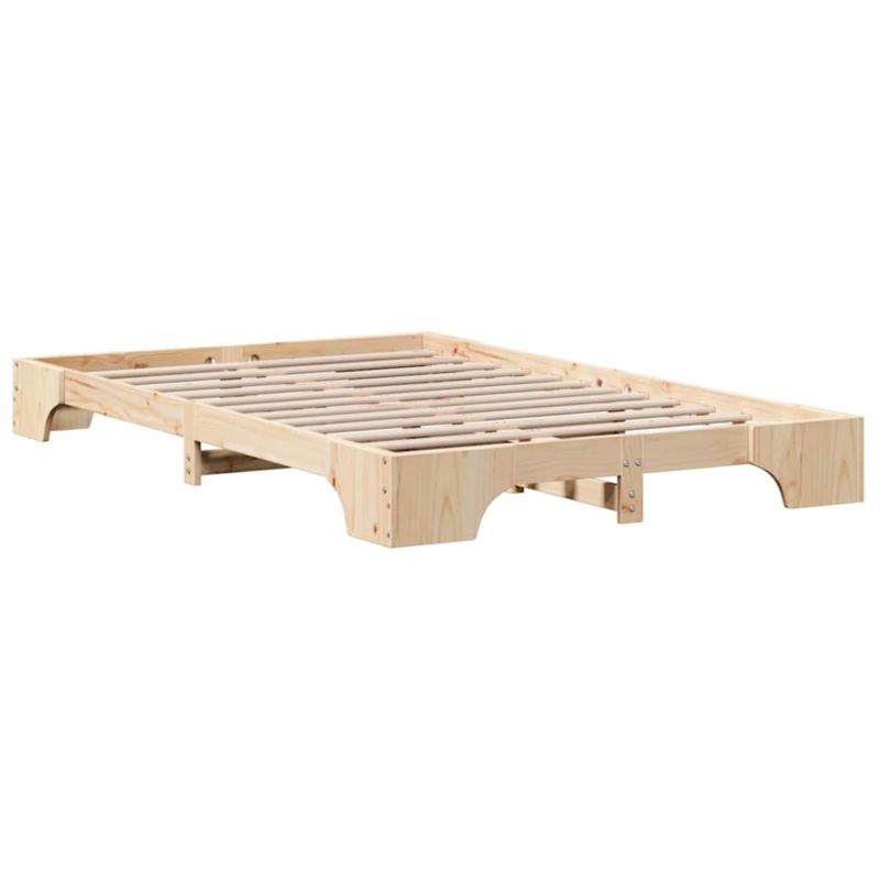 Rama łóżka WaszeMeble 135x190 cm Naturalny sosna WM-872869 1 szt.