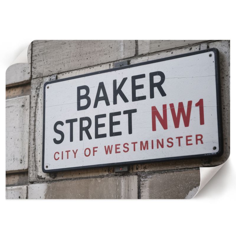 Wydruk Na Płótnie ArtPrintCave 29,7x21 cm Baker Street tablica Visual Echo 1 szt.