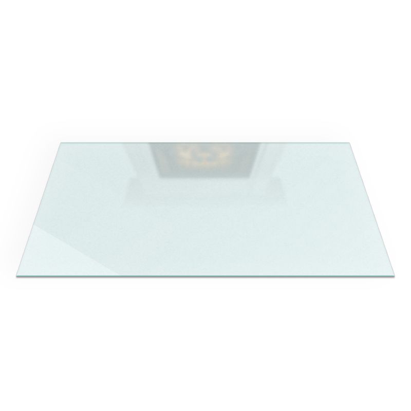Szyba pod Kominek Tulup 140x70 cm Podkładka Szklana Mleczna Hartowana Mrożona 1 szt.