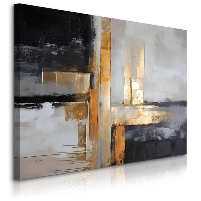 Obraz Muralo Abstrakcja Złoto Styl Glamour 120x80 cm 1 szt.