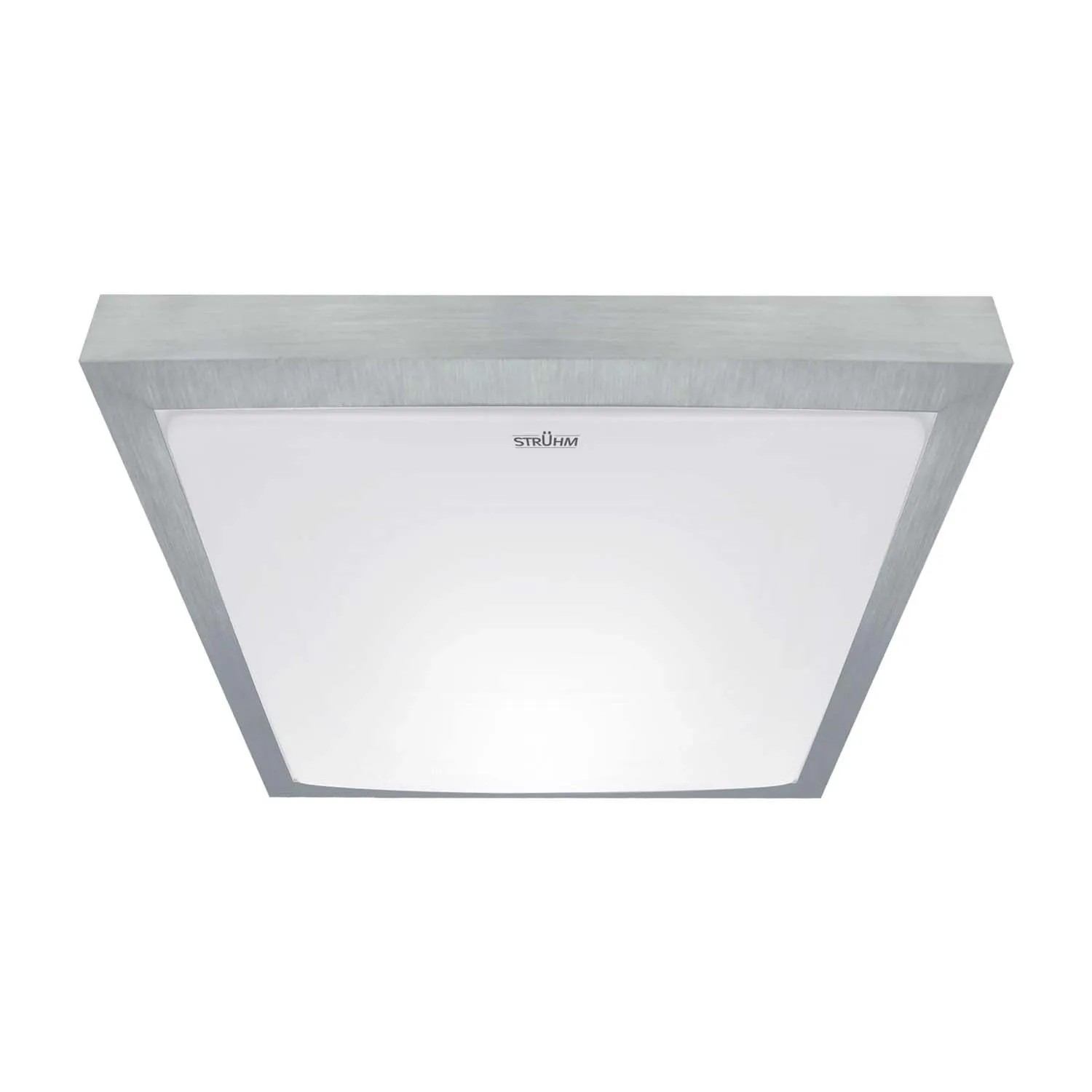 Struhm Plafon kwadratowy ALEX LED D 18W 4000K 1230lm IP44 32x32cm srebrny