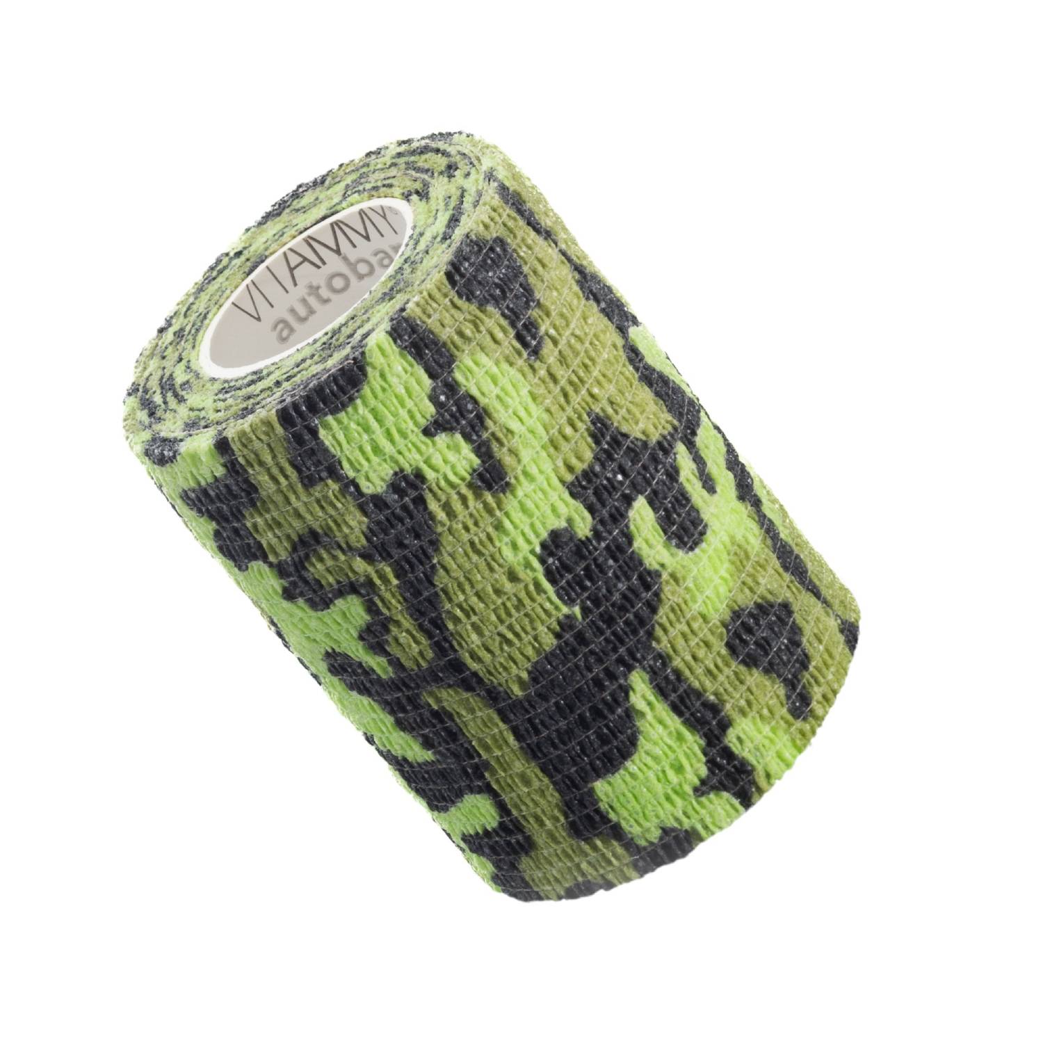 Vitammy - elastyczny bandaż kohezyjny samoprzylepny zielone moro, 7,5 cm x 4,5 m, 1 sztuka
