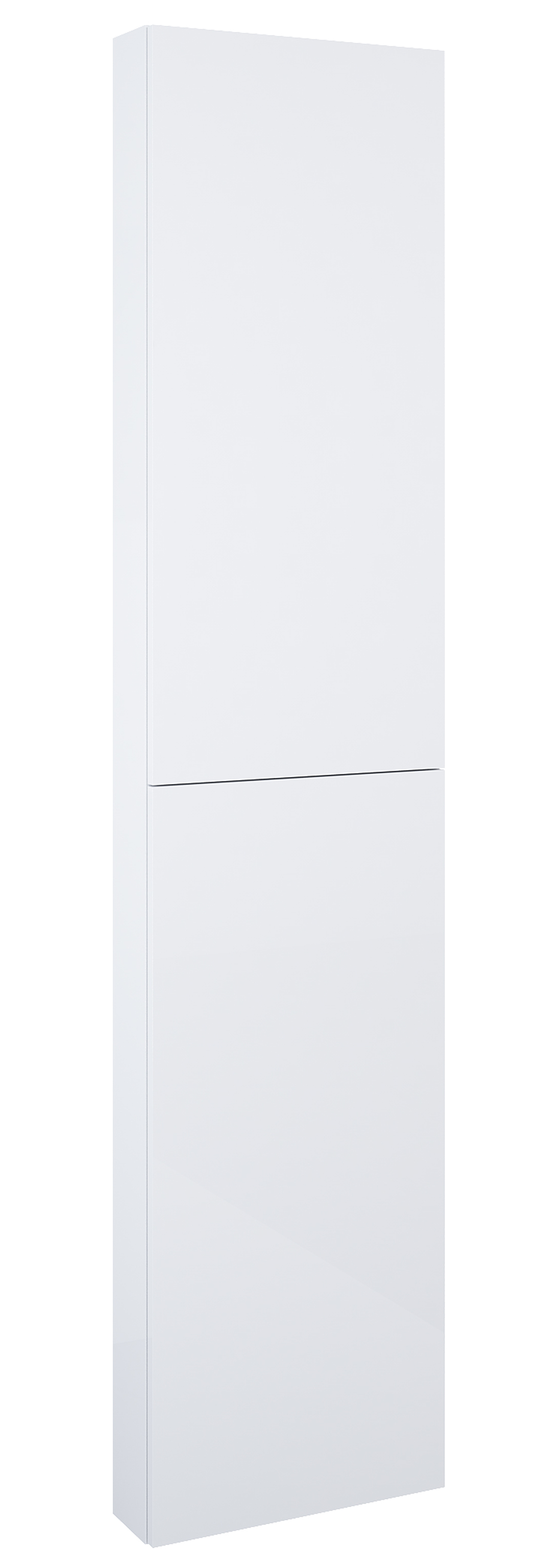 Roca Extra szafka 40x12,6x180 cm boczna wisząca biały połysk A857911806 - Wysyłka w 24h