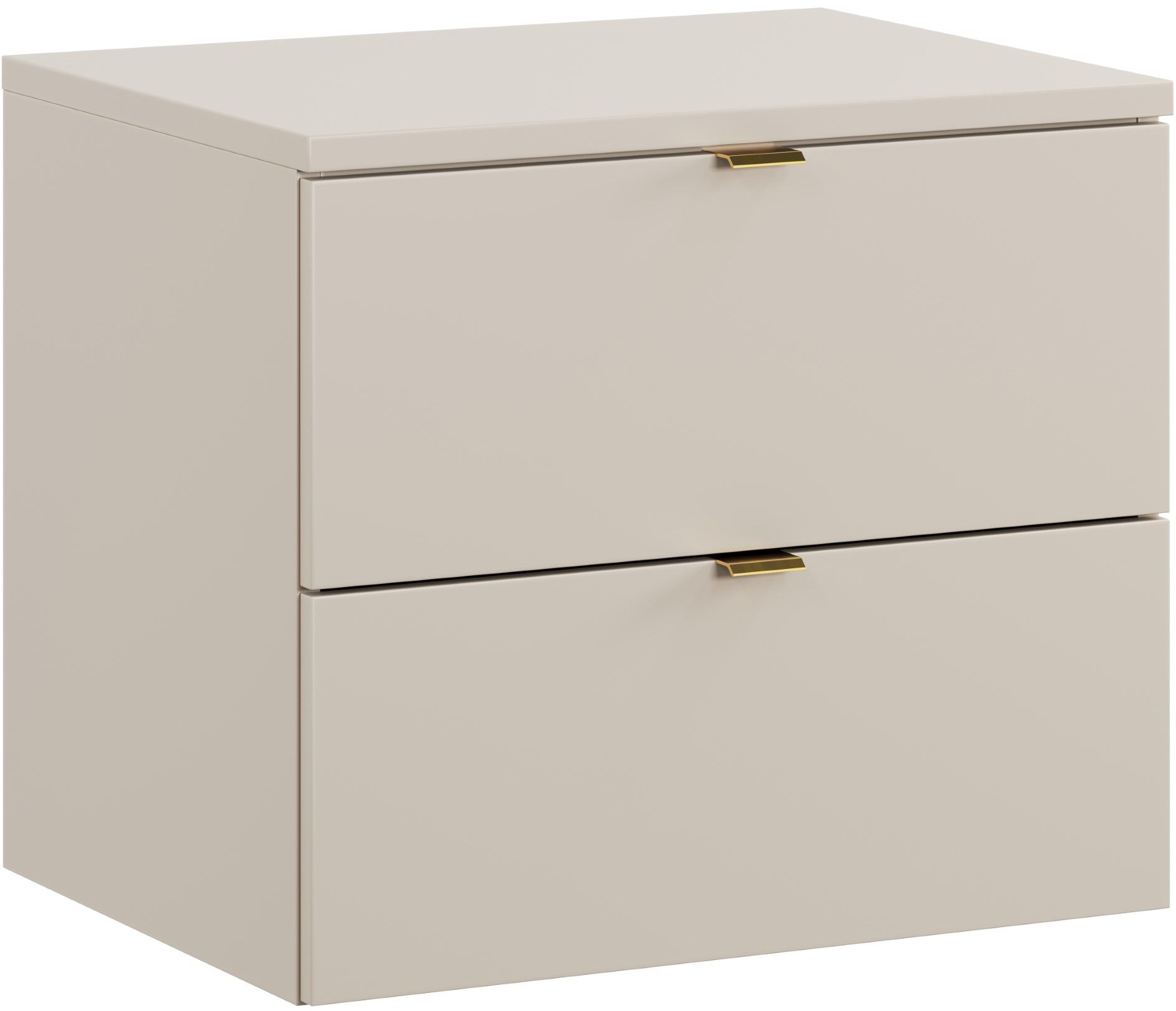 Zestaw Comad Dalia Cashmere szafka 60x46x50 cm podumywalkowa wisząca z blatem kaszmir SET-DC B 60CM - Wysyłka w 24h