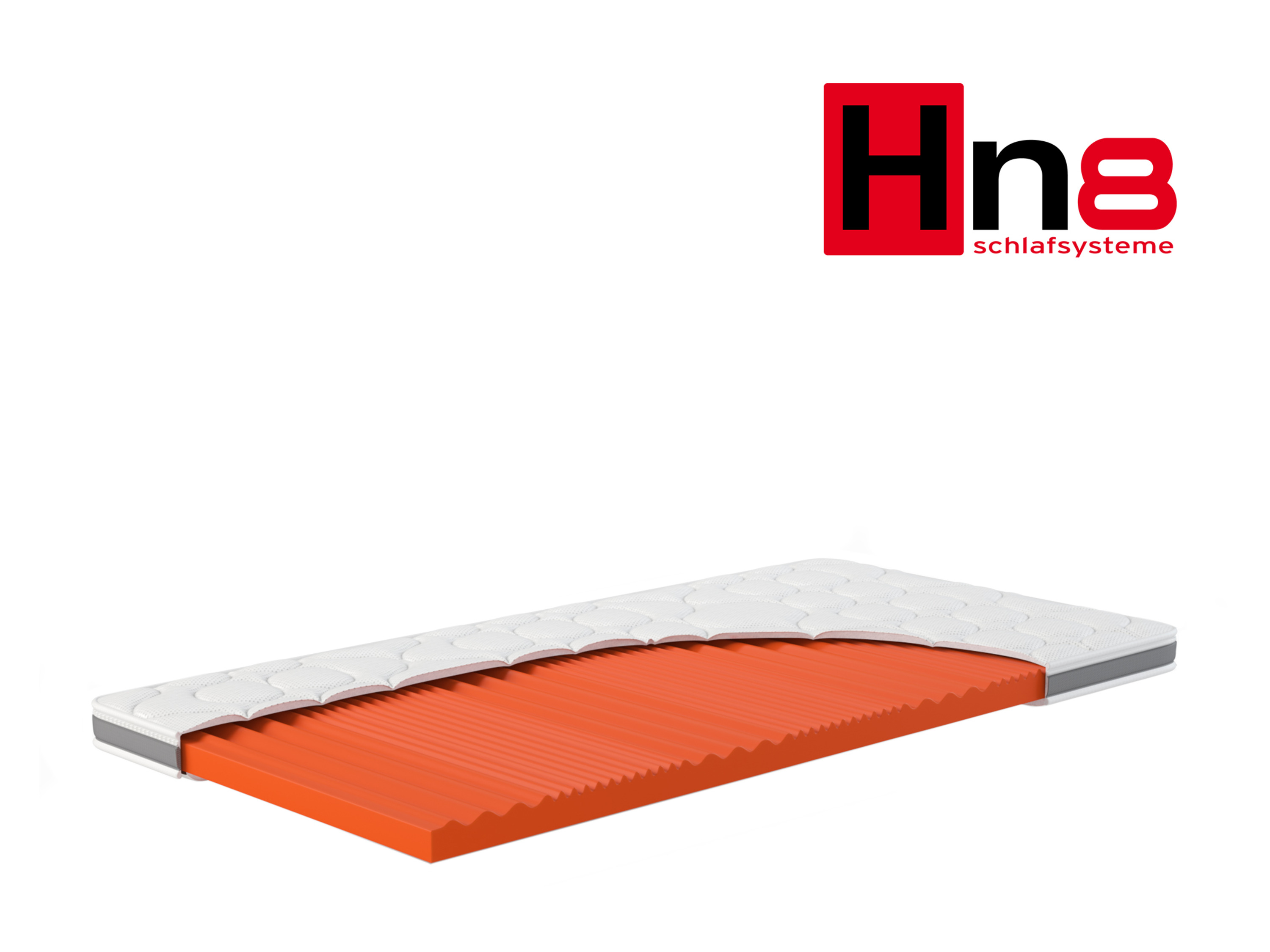 Hn8 Schlafsysteme Hybrydowy topper z pianki Dynamic Classic Comfort z pokrowcem Tencel 180 x 200 cm