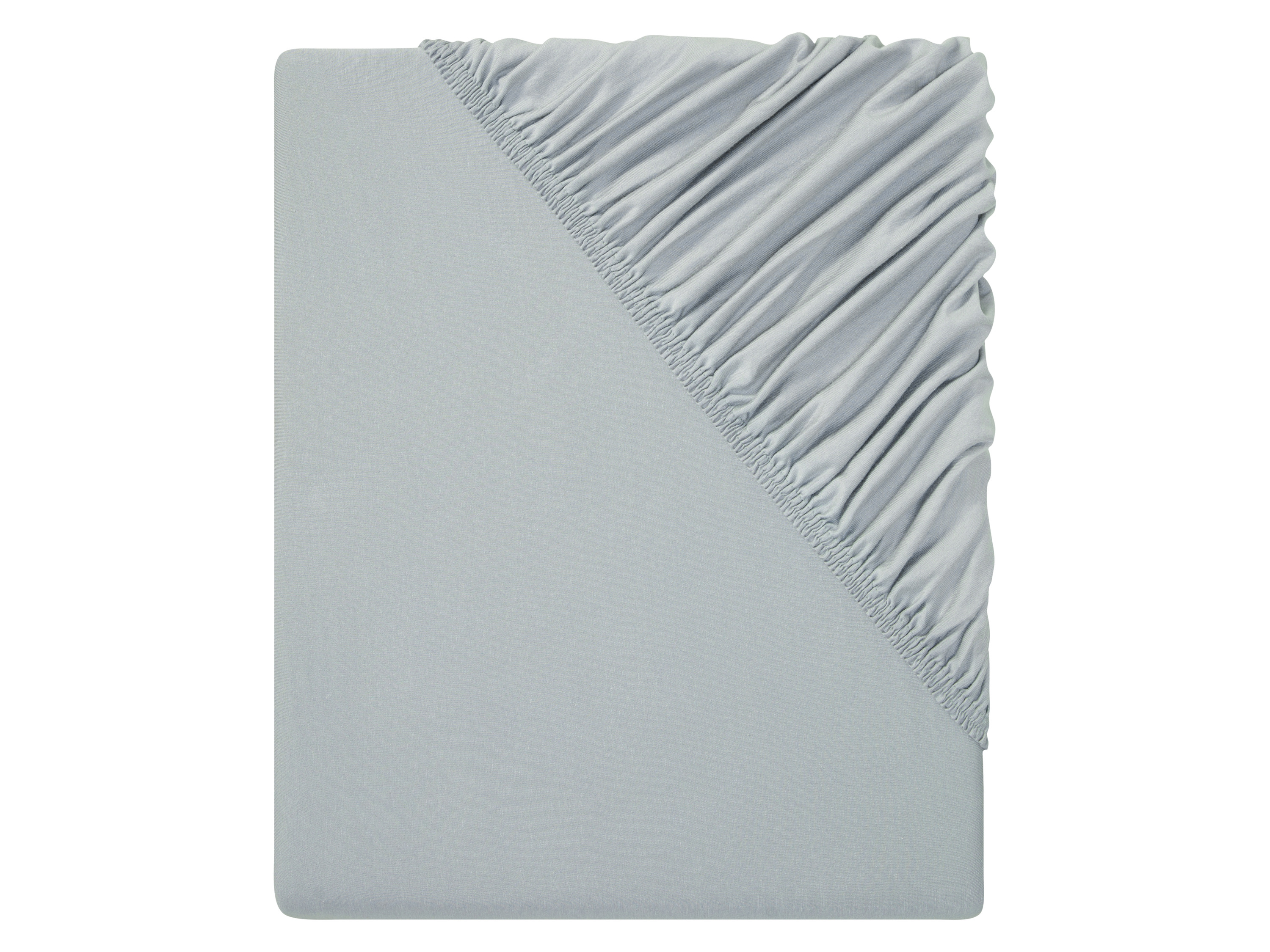 Livarno Home Prześcieradło z dżerseju modalowego 90-100 x 200 cm Niebieski