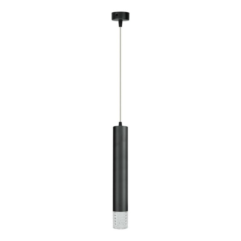 Lampa wisząca Milagro Tubi 8775 czarna tuba 1xGU10 x 8W 1 szt.