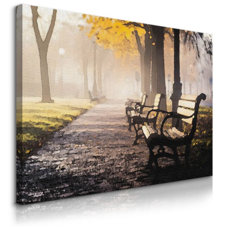 Obraz Muralo Sypialni Park Natura Malarstwo Jesień 100x70 cm 1 szt.