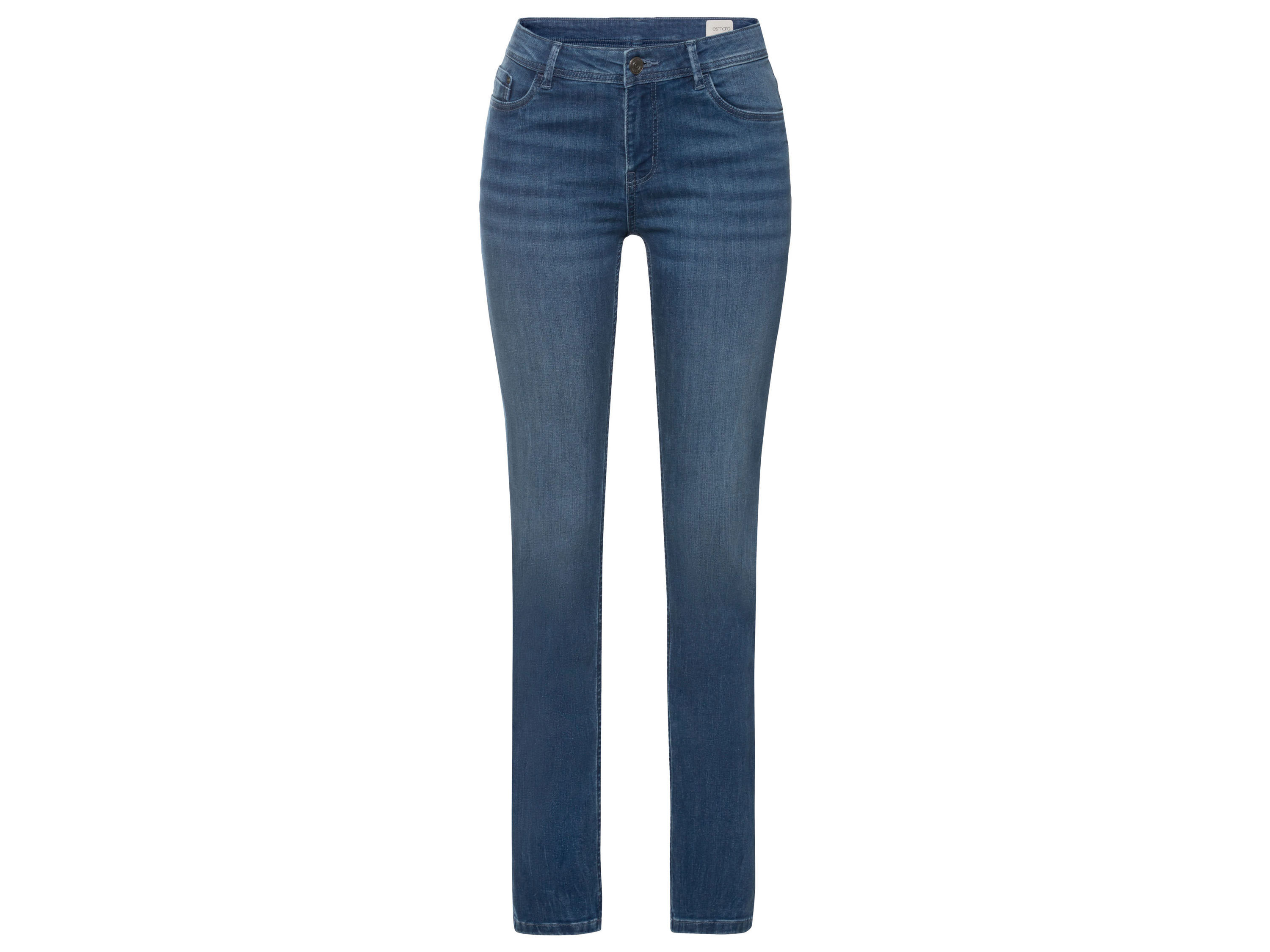 esmara Jeansy damskie slim fit Standardowa długość, Niebieski, 36