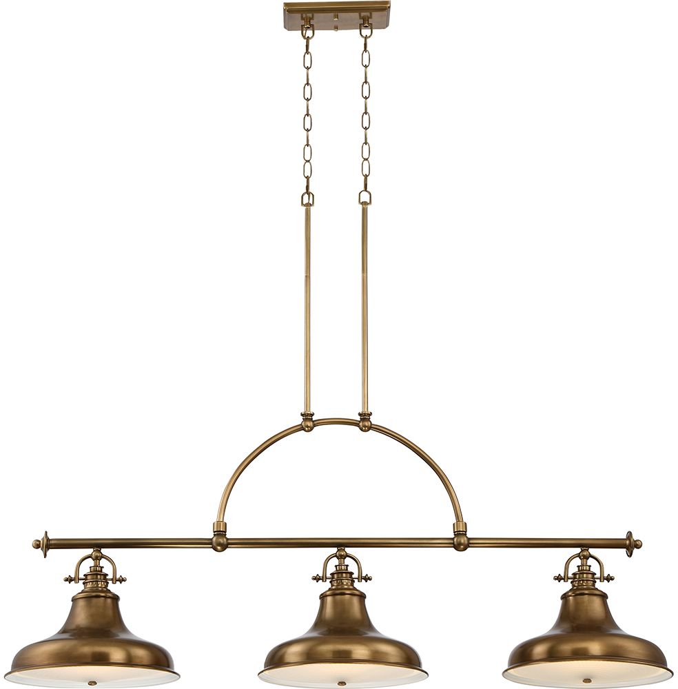 Darmowa Dostawa - Lampa wisząca 3x60 W mosiądz Elstead Lighting Emery QZEMERY3PWS