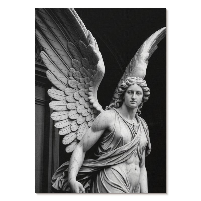 Plakat na Ścianę Tulup 42x59,4 cm (A2) Anielska figura Do salonu, sypialni, biura 1 szt.