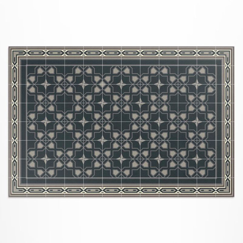 Zewnętrzny Dywan Winylowy Wallfluent 120x180 cm Gwiazdy geometryczne stara mozaika 1 szt.